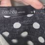 Zanzea Polka Dot Gingham Tiered Maxi Dress Black White Boho Size M Image 7