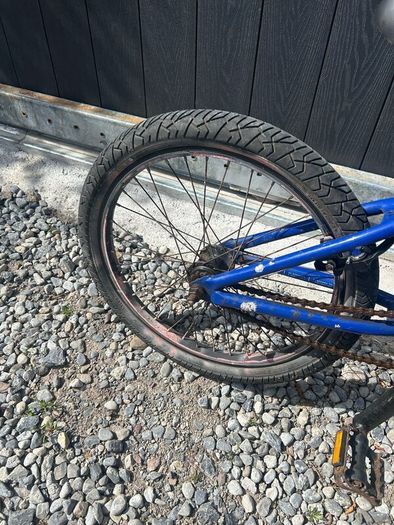 Navy blue bmx