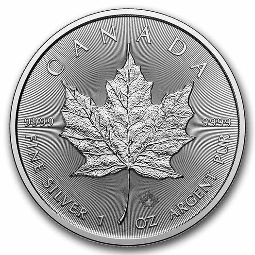 2026 Canada Tube of 25 - Maple Leaf 1 oz Silver Bullion Coin