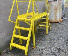 steel stairs