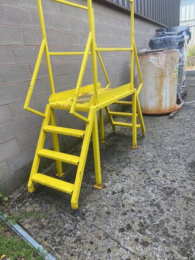 steel stairs