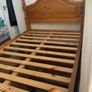 Heavy pine double bed frame Image 3