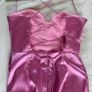 Pink Corset Gown Cally High Slit Image 4
