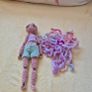 Handmade Crochet Doll with Removable Hair and Hat Image 3