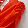 Lovely maxi red vintage dress 70's ruffle sleeves Image 2