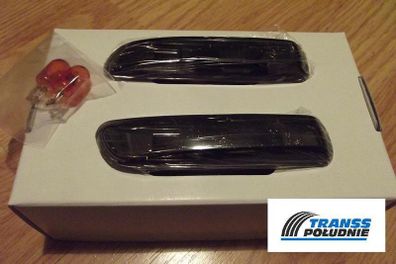 Transparent Smoked Side Light Repeater Indicators Set Bmw 3 (e46) 98-04