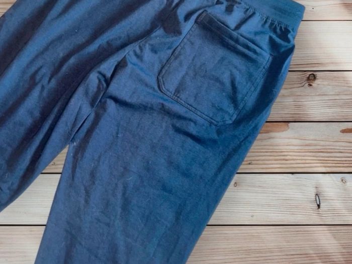 Bread & Boxers Mens Pyjama Bottoms Navy Blue Lounge Pants