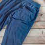 Bread & Boxers Mens Pyjama Bottoms Navy Blue Lounge Pants Image 6