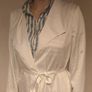 White women robe, perfect for bride, size M used once Image 3