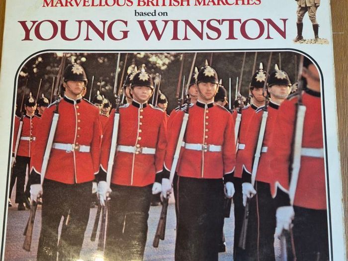 20 x Military marching music vinyl records