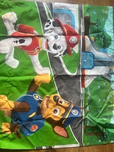 paw patrol cot duvet cover
