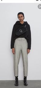 zara leather trousers