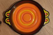 1960s 1970s Ceramic Snack Bowl