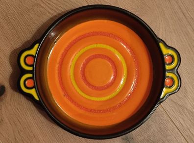 1960s 1970s Ceramic Snack Bowl