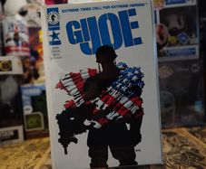 G.I. Joe ! First Issue ! White Cover with Blue Lettering Variant ! 1995 ! IDW !