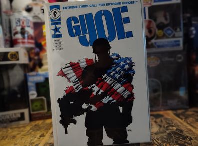 G.I. Joe ! First Issue ! White Cover with Blue Lettering Variant ! 1995 ! IDW !