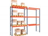 Two Bays Of Industrial Pallet Racking