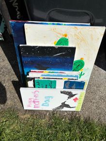Art Canvas x 8