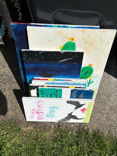 Art Canvas x 8