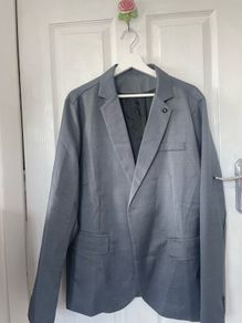 Men's brand new dark grey suit