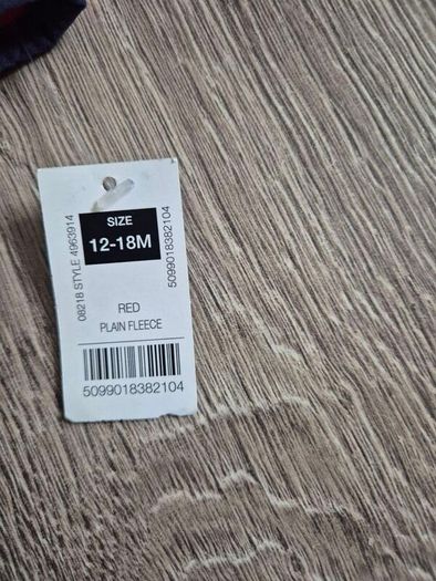 baby boys jacket fleece 12 to 18 months