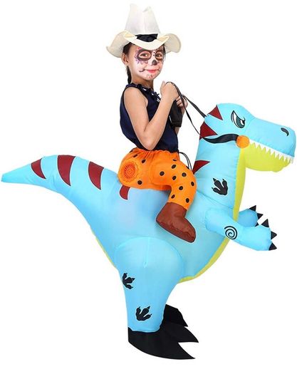 Kids Inflatable Dinosaur Costume Blow Up Halloween Fancy Dress Costume (FREE POSTAGE)