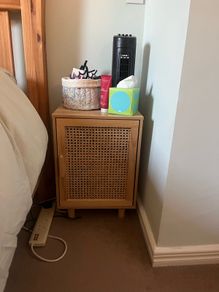 Wicker Bedside Locker