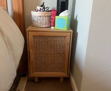Wicker Bedside Locker