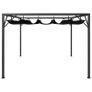 Garden Gazebo with Retractable Roof Canopy 3x3 m Anthracite Image 4