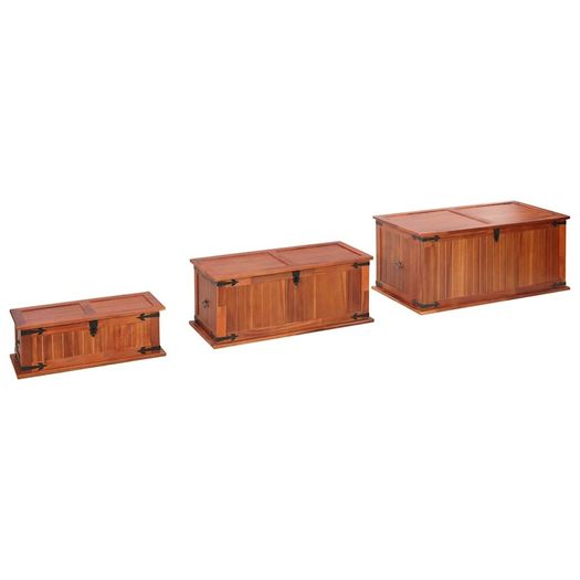 3 Piece Storage Chest Set