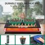4-Pack Seed Starter Tray with Grow Light and Heat Mat, 48 Cells Seed Starter Kit with Adjustable Humidity Dome and Base, Germination Kit for Seed Growing Plant Propagation (4 Pack-green) Image 6