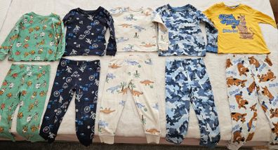 Five pyjamas for boys aged 3-4