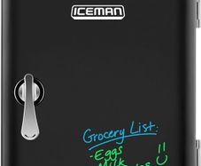 Mini Portable Eraser Personal Fridge, Cools & Heats, 4 Litre Capacity, Chills 6 12oz cans, 100% Freon-Free & Eco Friendly, Includes Plugs for Home Outlet & 12V Car Charger
