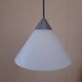 Vintage Frosted Glass Ceiling Light Fitting Image 2