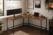 L-Shaped Home Office Desk 140 x 140 cm Corner Computer Desk