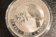 2000 Australian Kookaburra 1oz Silver Perth Mint