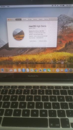 Apple Macbook Pro 2010 13 inch 8GB RAM