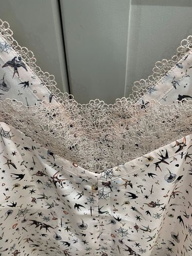Designer Kooples luxury silk and lace camisole BRAND NEW