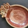 Vintage Retro clay ceramic plate, Tinket Tray, jewellery tray, handmade Image 7