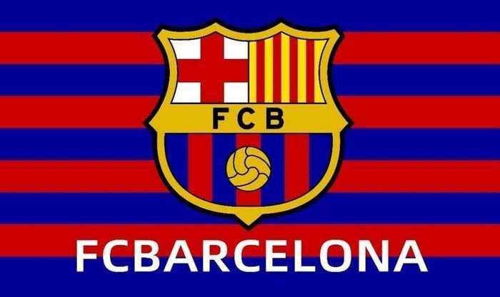 Barcelona football club flag 5ft x 3ft
