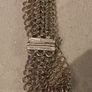 Modern Sterling (925) Silver Mesh Bracelet, 28.7g Image 6