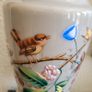 Victorian handpainted opaline vase Image 3