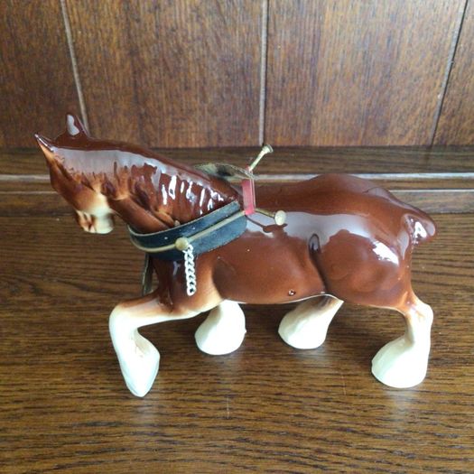 Ceramic Shire horse ornament