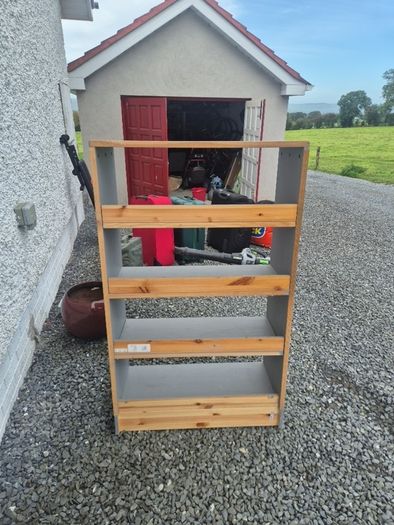 wooden bookcase