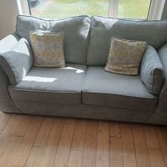 couch grey, 4 seater and a 3 seater