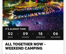 All together now camping ticket x 1