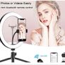 10Inches Dimmable LED Ring Light with 3 Color Modes & 10 Brightness Level for Phone, Makeup, Live Streaming, Tiktok, YouTube Video Image 3