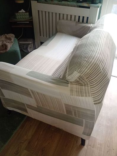 sofa 2 seate plus cover