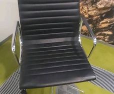 Executive Office Chairs, Eco-Leather-Chrome