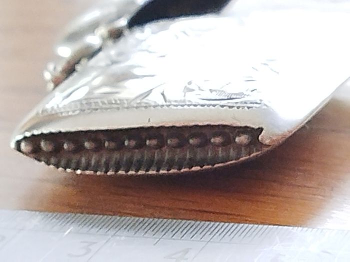 Antique Sterling Silver Vesta Case - High Shine Finish (Birmingham 1923)